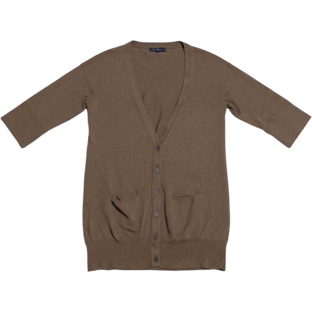 Gap Merino Wool Cardigan Womens S brown Sweater academia earthy granola luxury